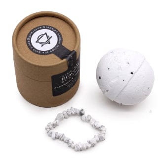 Ancient Wisdom Bath & Skincare White Jasper Crystal Jewellery Bath Bomb