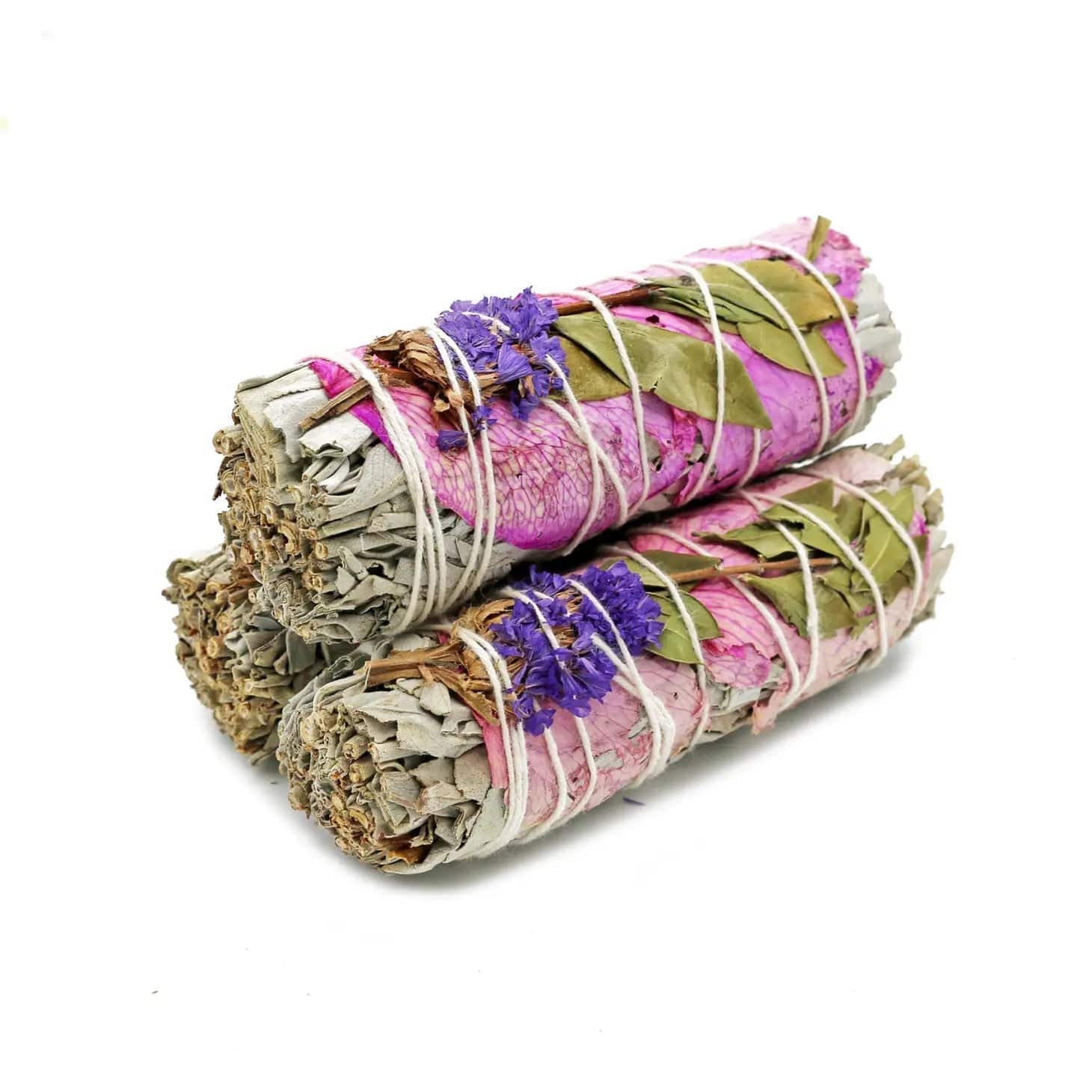 Ancient Wisdom Smudge Sticks Meadow Fresh Floral White Sage 4" Smudge Sticks - SMUDGE1