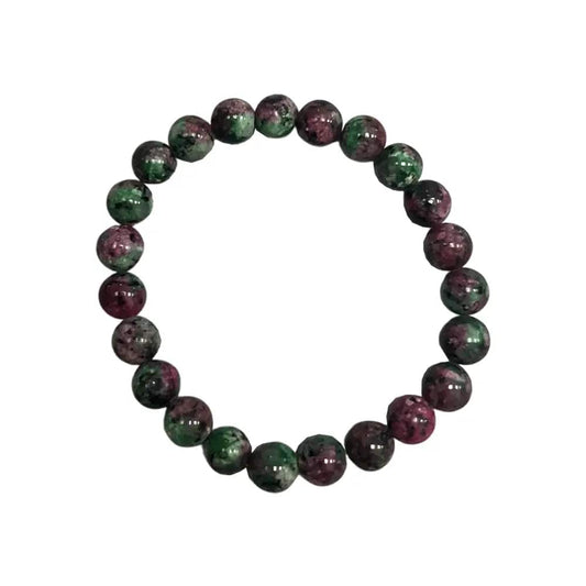 The Hare and The Moon Bracelets Chip Zoisite Power Bracelet with Ruby Bracelet - PB20