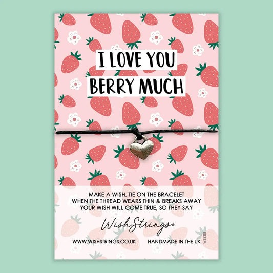 Wish Strings Bracelets I Love You Berry Much - WishStrings - WS288