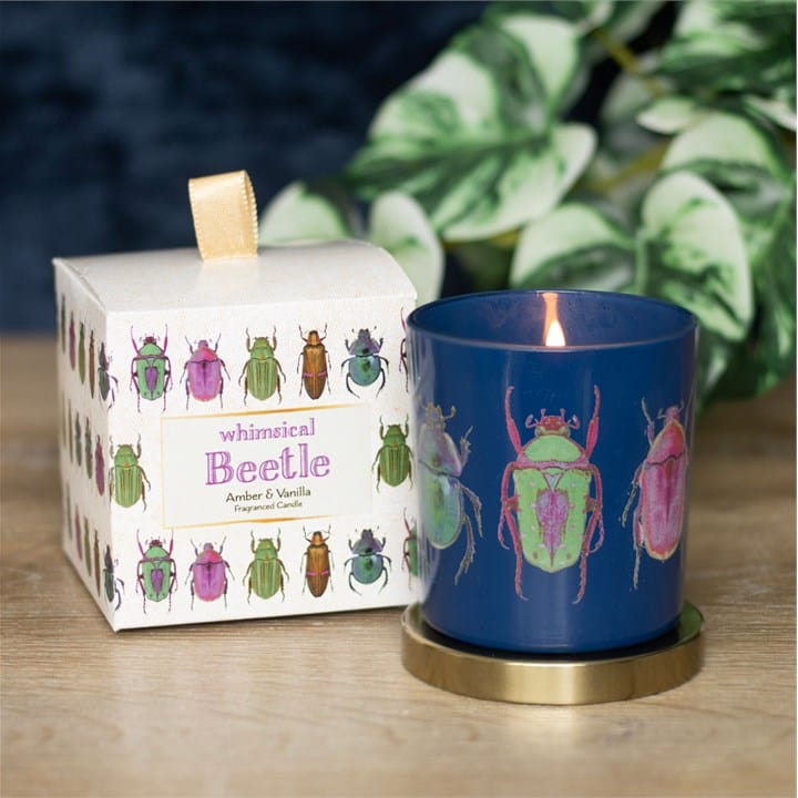 Jones Home & Gift Candles & Accessoires Blue Beetle Amber & Vanilla Candle