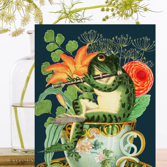 Madame Treacle Cards Blank Teacup Garden Greeting Card - RS239P