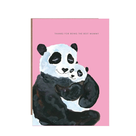 Hutch Cassidy Cards 'Panda Best Mummy' Greeting Card - HCWB458