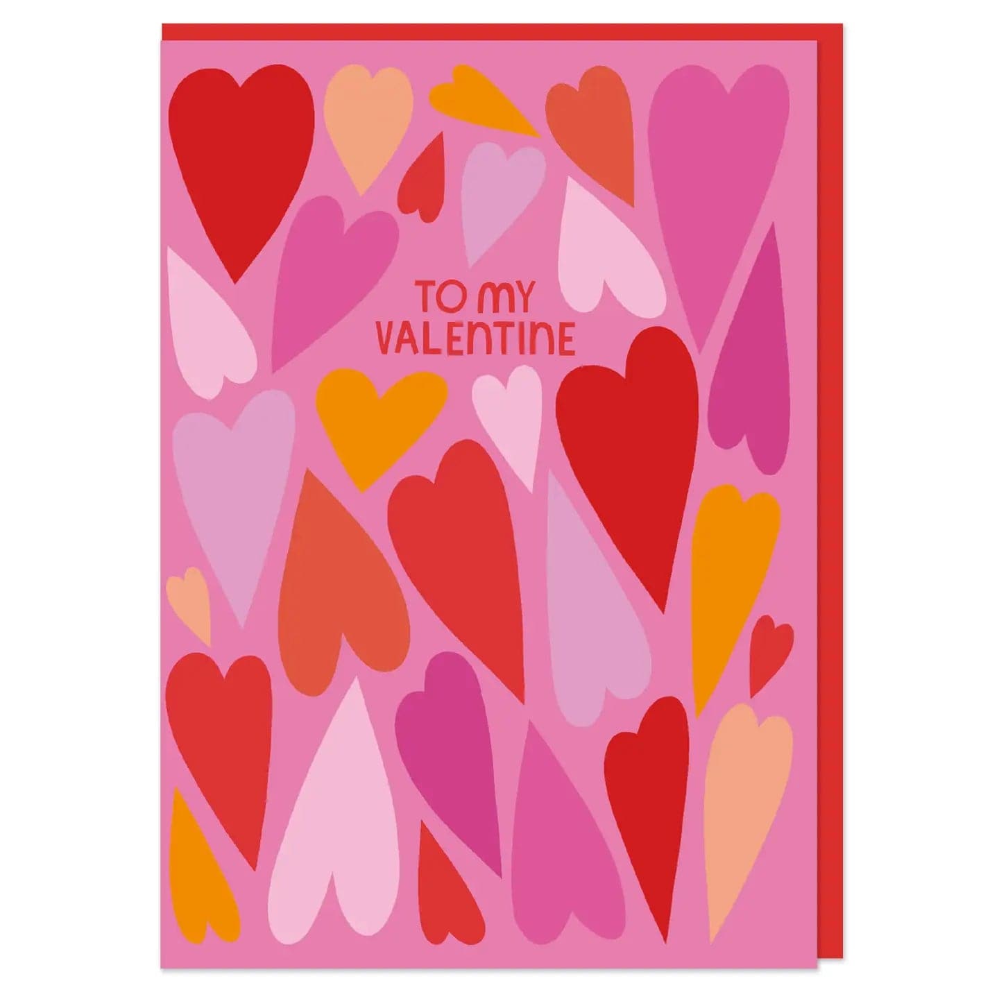 Raspberry Blossom Cards To My Valentine Greeting Card (HPS30)