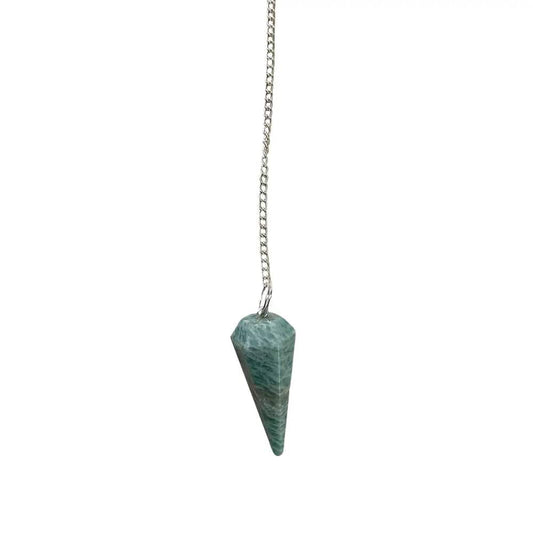 The Hare and The Moon Crystals Amazonite Pendulum - PX2