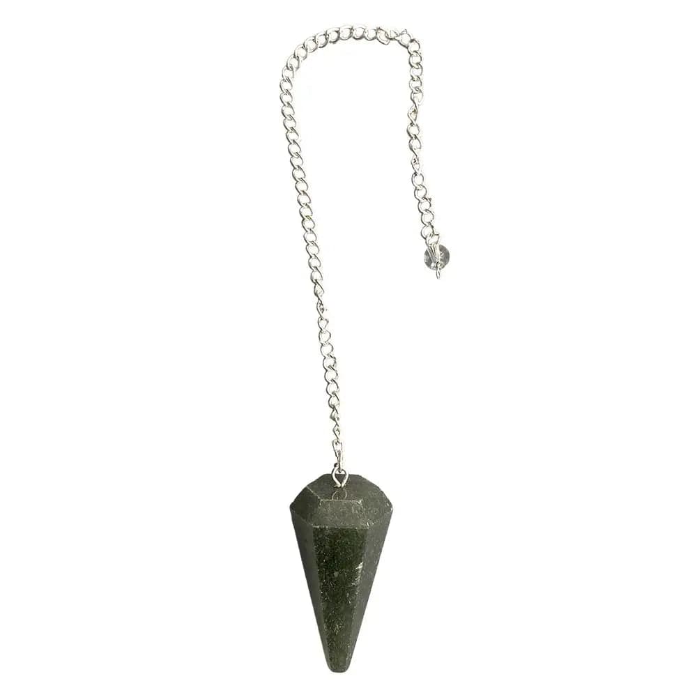 Miss Pretty London UK Limited Crystals Green Jade Pendulum -  The Stone of Luck  - PX45