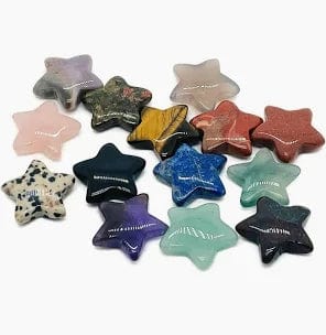 Jones Home & Gift Crystals MINI CRYSTAL STARS - VARIOUS STONES AVAILABLE - STR1