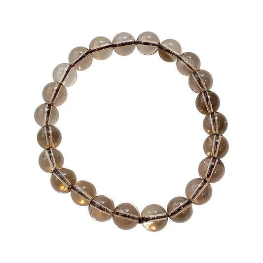 The Hare and The Moon Crystals Smokey Quartz Power Bead Bracelet - The Stone of Invisibility - PB97