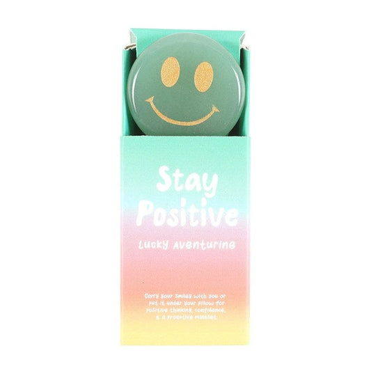 Jones Home & Gift Crystals Stay Positive Aventurine Happy Face Crystal