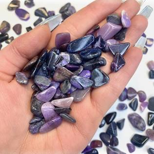 The Hare and The Moon Crystals Sugilite AA Grade Tumble Chip Stone - The Stone of Deep Bonds