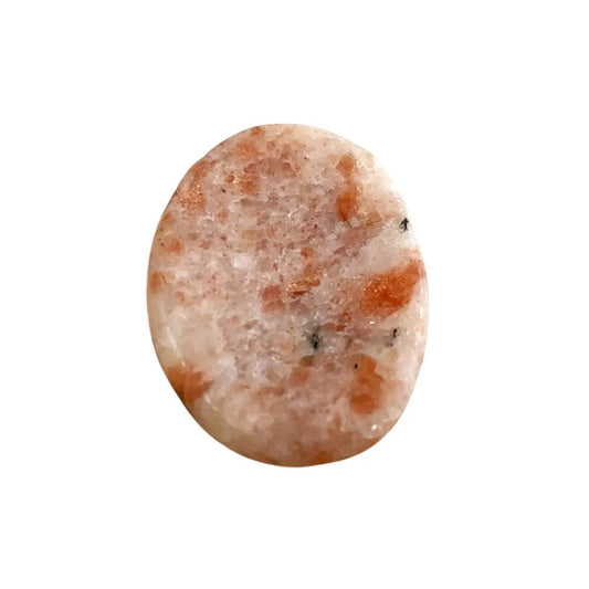 The Hare and The Moon Crystals Sunstone Worry Stone - Stone of Brightening - WS5