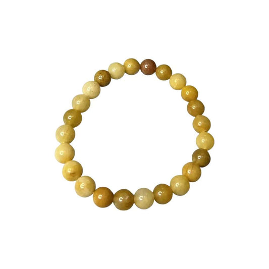 Miss Pretty London UK Limited Crystals Yellow Aventurine Power Bead Bracelet - The Stone of Certainty - BS150