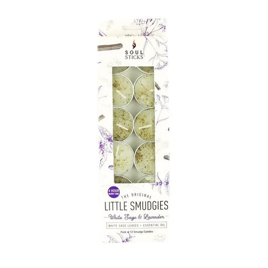 DESIGNS BY DEEKAY INC Candles & Accessoires Lavender Little Smudgies Smudge Candles 12 Per Pack