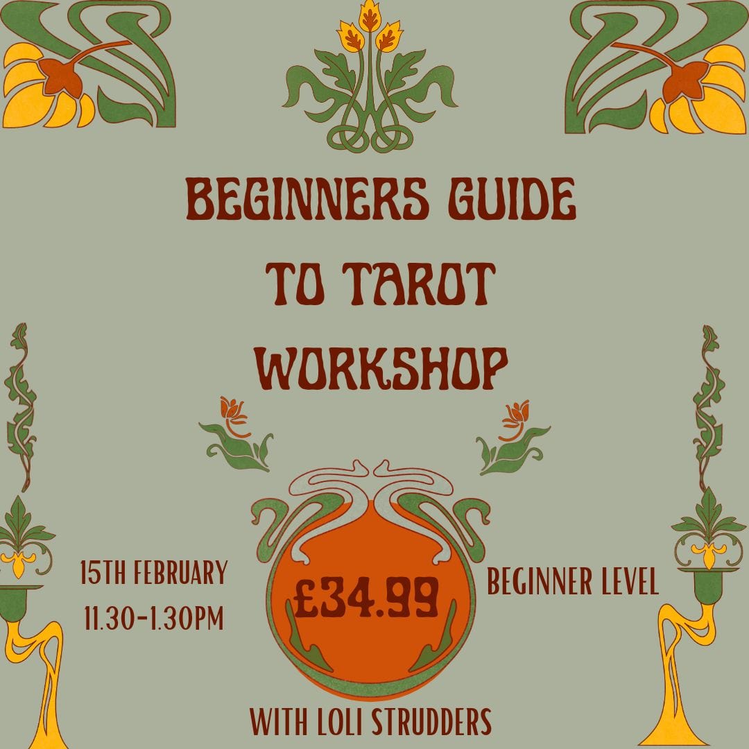 THE SPIRITUAL HEALING TEMPLE EVENTS Beginners Guide to Tarot Workshop - 15th February