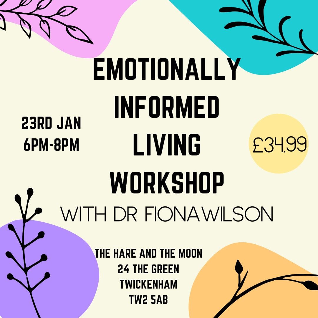 THE SPIRITUAL HEALING TEMPLE EVENTS Emotionally Informed Living Workshop - 23rd January