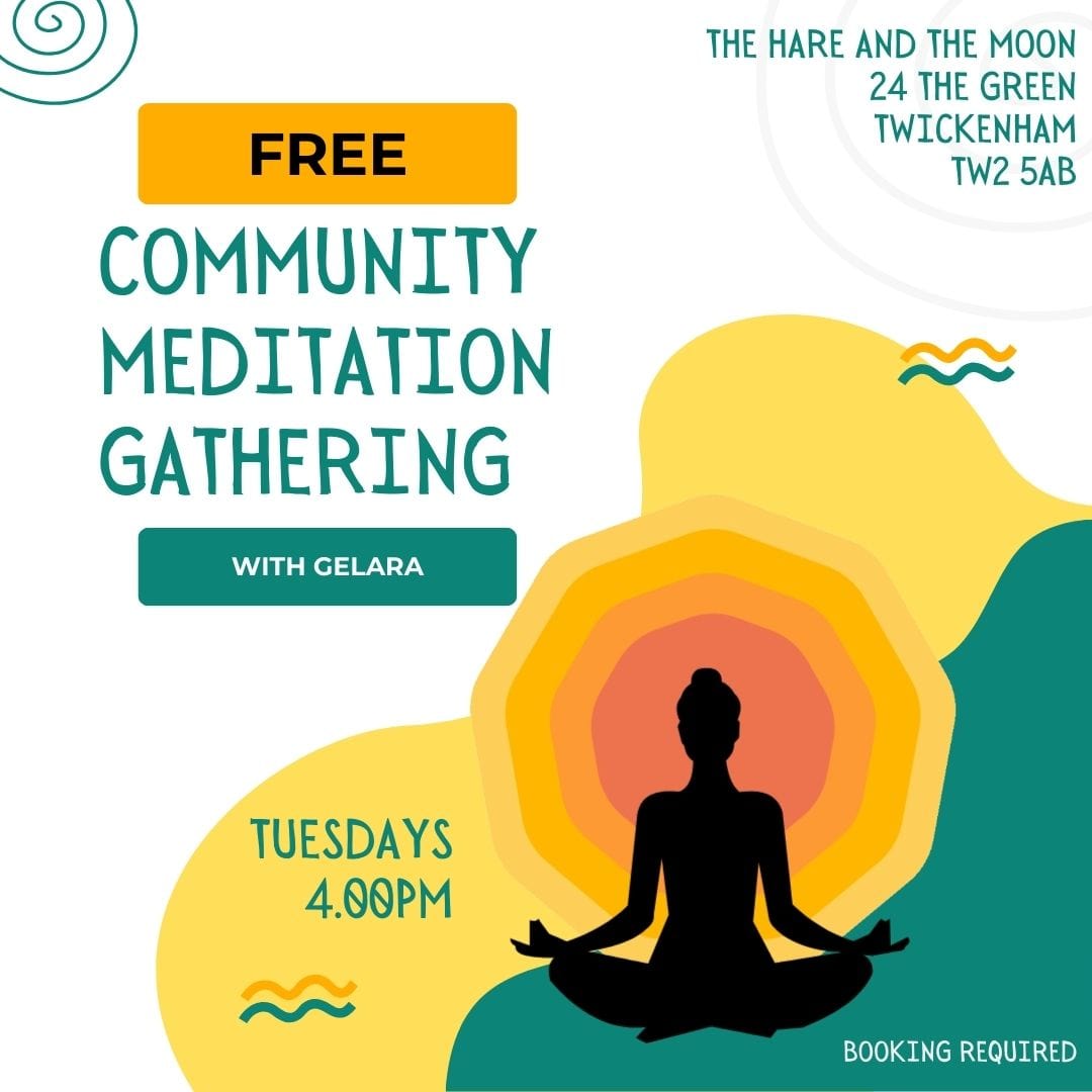 THE SPIRITUAL HEALING TEMPLE EVENTS Free Community Meditation Gathering with Gelara - Tuesdays 4.00pm