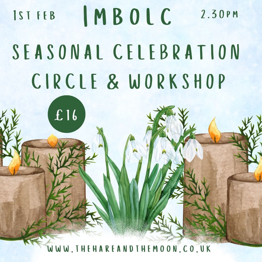 THE SPIRITUAL HEALING TEMPLE EVENTS Imbolc Seasonal Celebration Circle & Workshop - 1st February