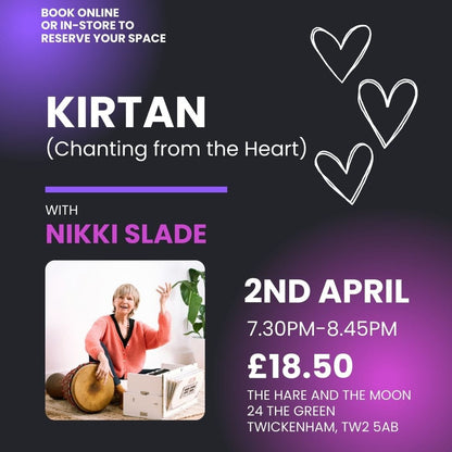 THE SPIRITUAL HEALING TEMPLE EVENTS Kirtan (Chanting from the Heart) with Nikki Slade