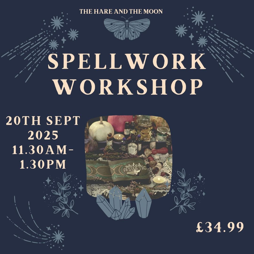 THE SPIRITUAL HEALING TEMPLE EVENTS Spellwork Workshop - 20th September 2025