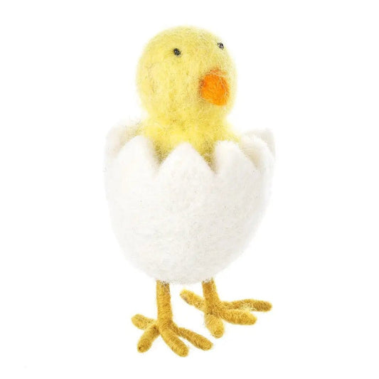 Felt So Good Handmade Felt Hatching Chick Standing Easter Felt Decoration - FELT4