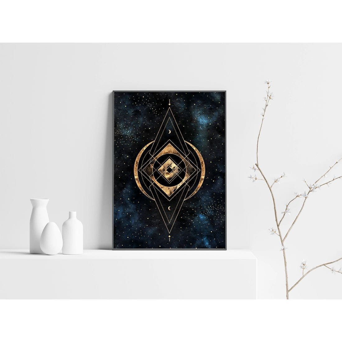 Flow Design Prints Inner Power - Celestial Witchy Art Print - Spiritual Decor - FF5