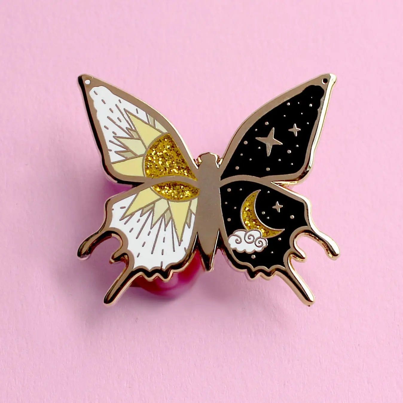 Glitterpunk Pin Badges & Brooches Butterfly Enamel Pin - GP156