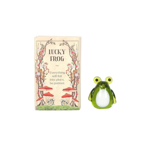 Jones Home & Gift Home Ornaments Lucky Glass Frog