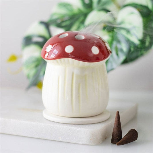 Jones Home & Gift Incense Mushroom Incense Cone Holder