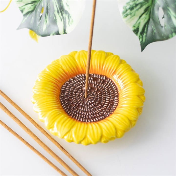 Jones Home & Gift Incense Sunflower Incense Stick Holder