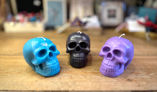 Jones Home & Gift Candles & Accessoires Handmade Soy Wax Skull Candle