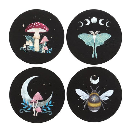 Jones Home & Gift Coasters DARK FOREST COASTERS