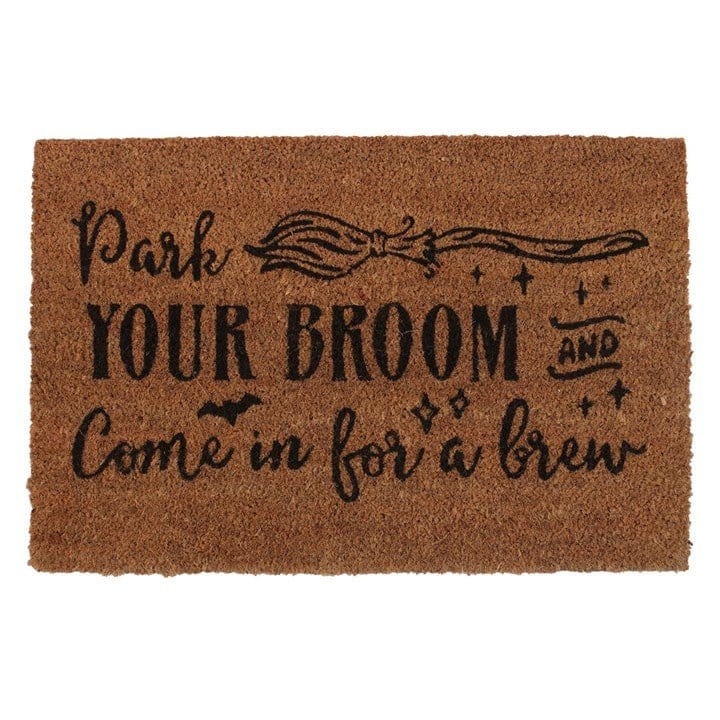 Jones Home & Gift Doormats NATURAL PARK YOUR BROOM DOORMAT