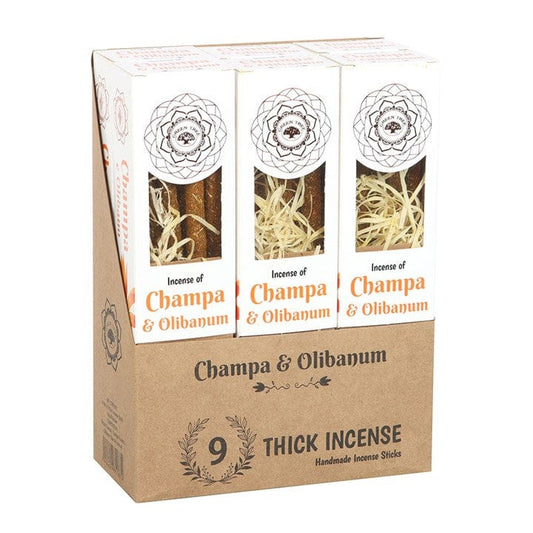 Jones Home & Gift Incense CHAMPA & OLIBANUM BOTANICAL INCENSE STICKS