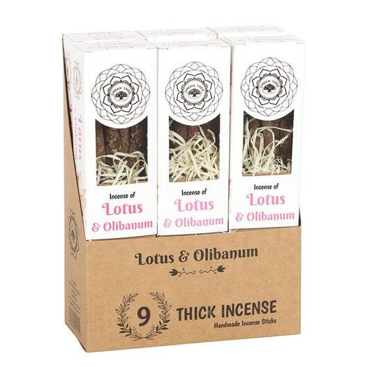 Jones Home & Gift Incense LOTUS & OLIBANUM BOTANICAL INCENSE STICKS