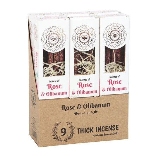 Jones Home & Gift Incense ROSE & OLIBANUM BOTANICAL INCENSE STICKS