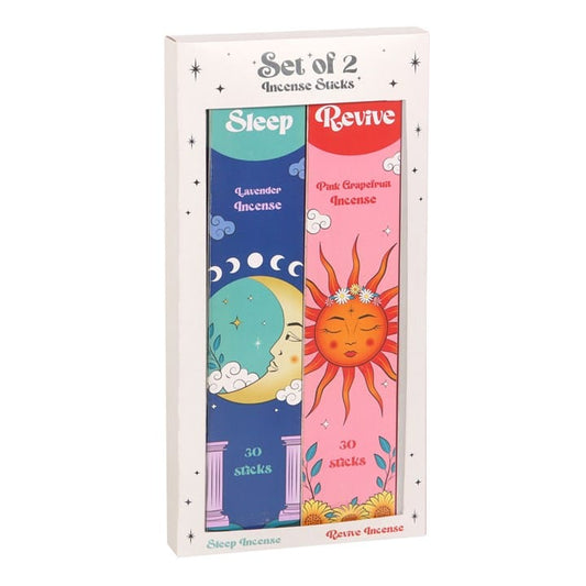 Jones Home & Gift Incense SET OF 2 SLEEP & REVIVE INCENSE STICK SETS