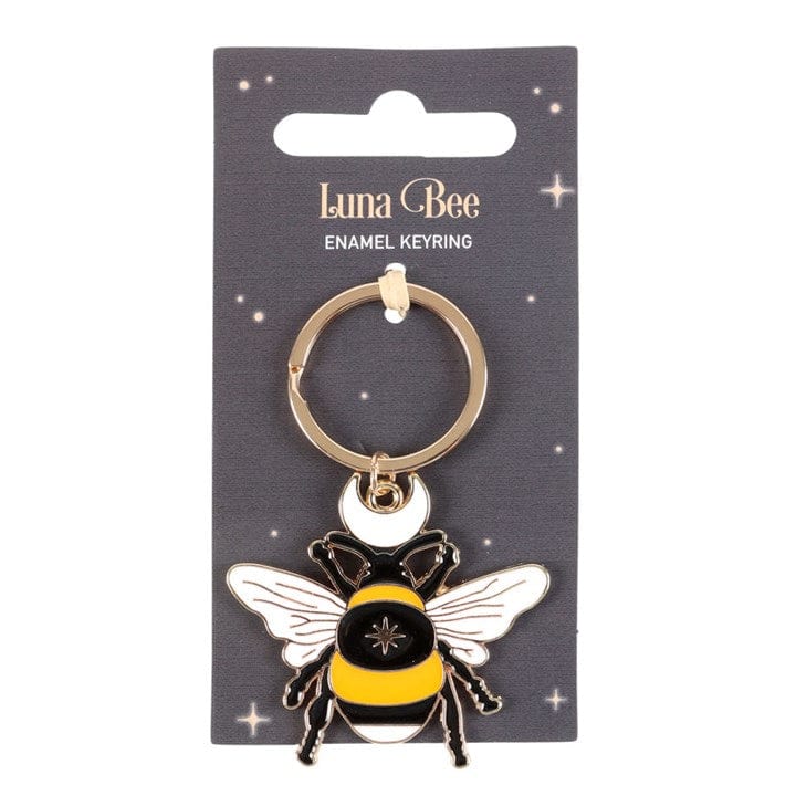 Jones Home & Gift Keyrings FOREST BEE ENAMEL KEYRING