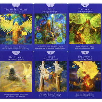 Jones Home & Gift TAROT AND ORACLE CARDS Angel Tarot Cards - Radleigh Valentine