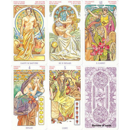 Jones Home & Gift TAROT AND ORACLE CARDS Art Nouveau Tarot