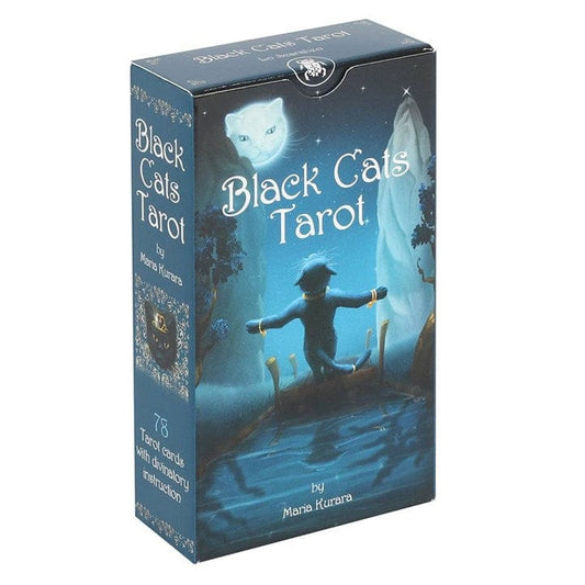 Jones Home & Gift TAROT AND ORACLE CARDS BLACK CATS TAROT CARDS