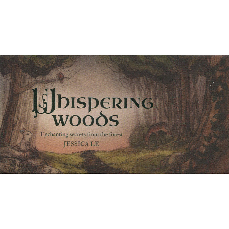 Jones Home & Gift TAROT AND ORACLE CARDS Whispering Woods Mini Cards - Jessica Le