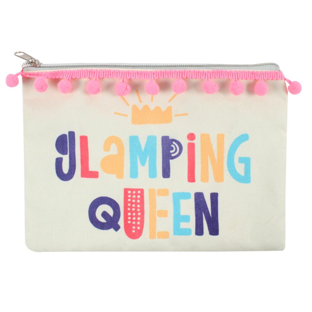 Jones Home & Gift Toiletry Bags Glamping Queen Makeup Bag