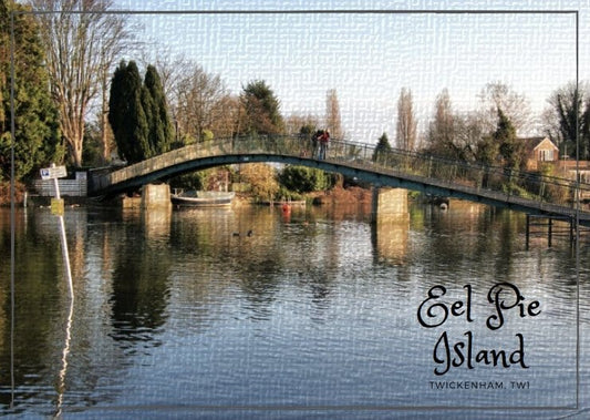 Miss Pretty London Cards Eel Pie Island, Twickenham, TW1 Postcard