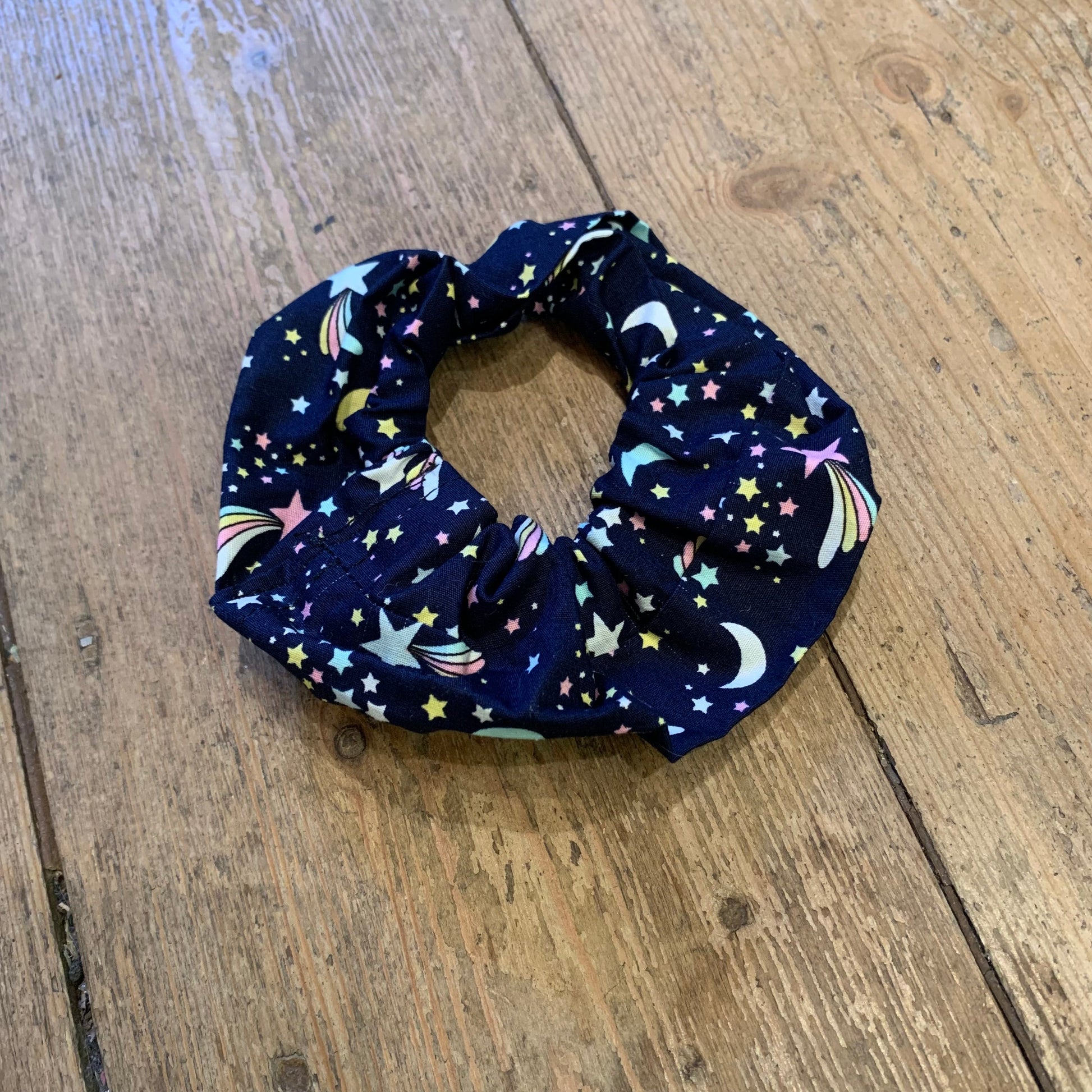 Miss Pretty London hair Accessories Mini Stars Print Hair Scrunchie