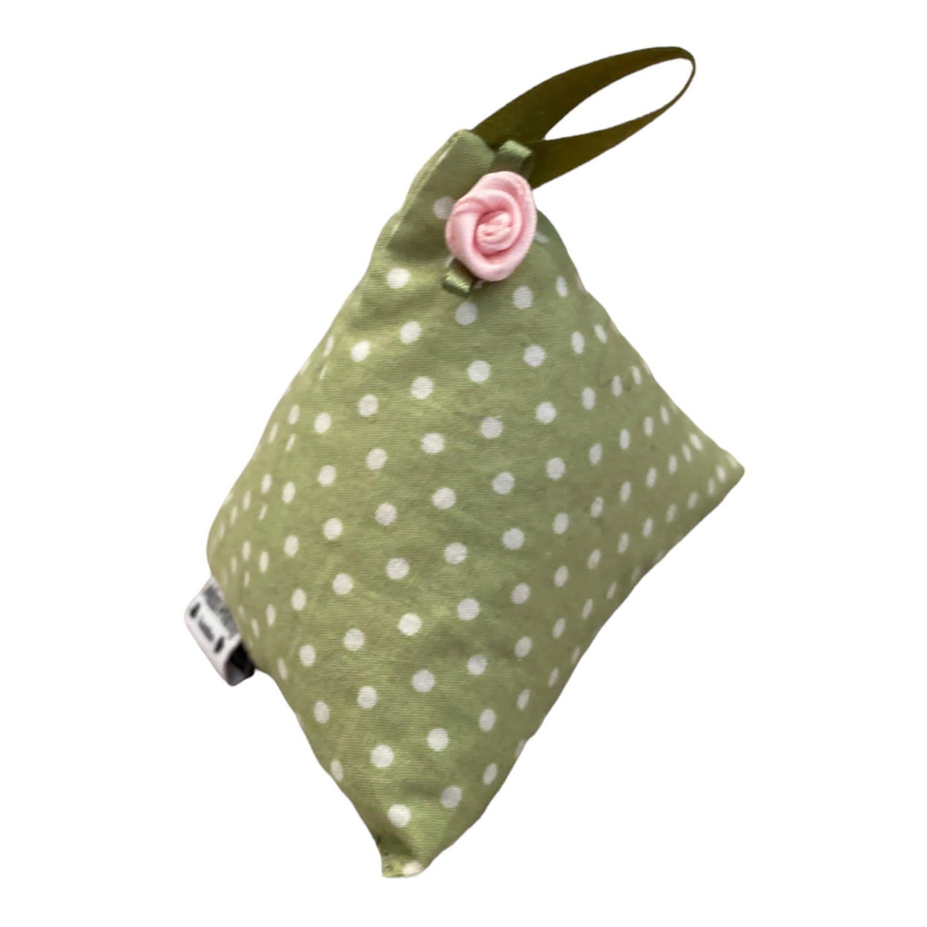 Miss Pretty London Lavender Bags Green Polka Dot Print Lavender Bag