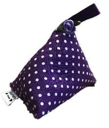 Miss Pretty London Lavender Bags Mini Purple Polka Dot Print Lavender Bag