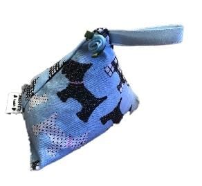 Miss Pretty London Lavender Bags Pale Blue Scottie Dogs Print Lavender Bag