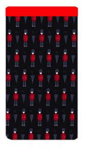 Miss Pretty London Phone Socks London Guard Print Mobile Phone Sock Pouch