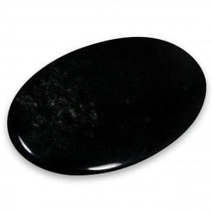 Miss Pretty London UK Limited Crystals Black Sheen Obsidian Plan Stone - Aura Cleanser -HS806