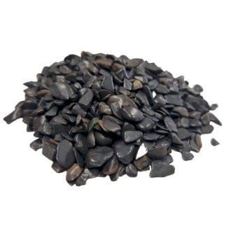 Miss Pretty London UK Limited Crystals Black Tourmaline Gemstone Chips (Undrilled) - Stone of Environmental Protection - CHIP10